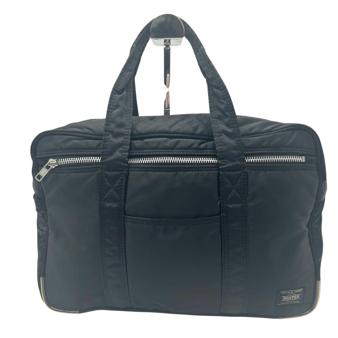 極美品 1420 HEAD PORTER タンカー ボストンバッグ A4 黒