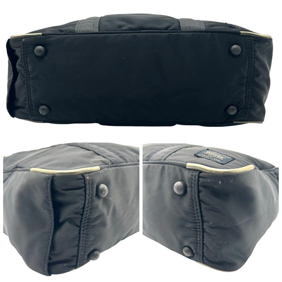 極美品 1420 HEAD PORTER タンカー ボストンバッグ A4 黒