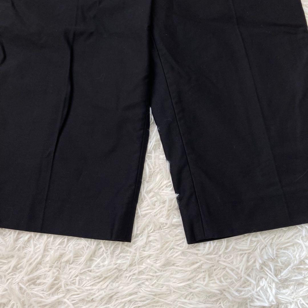 LOUIS VUITTON ハーフパンツ ブラック 34 タック入り オフィス