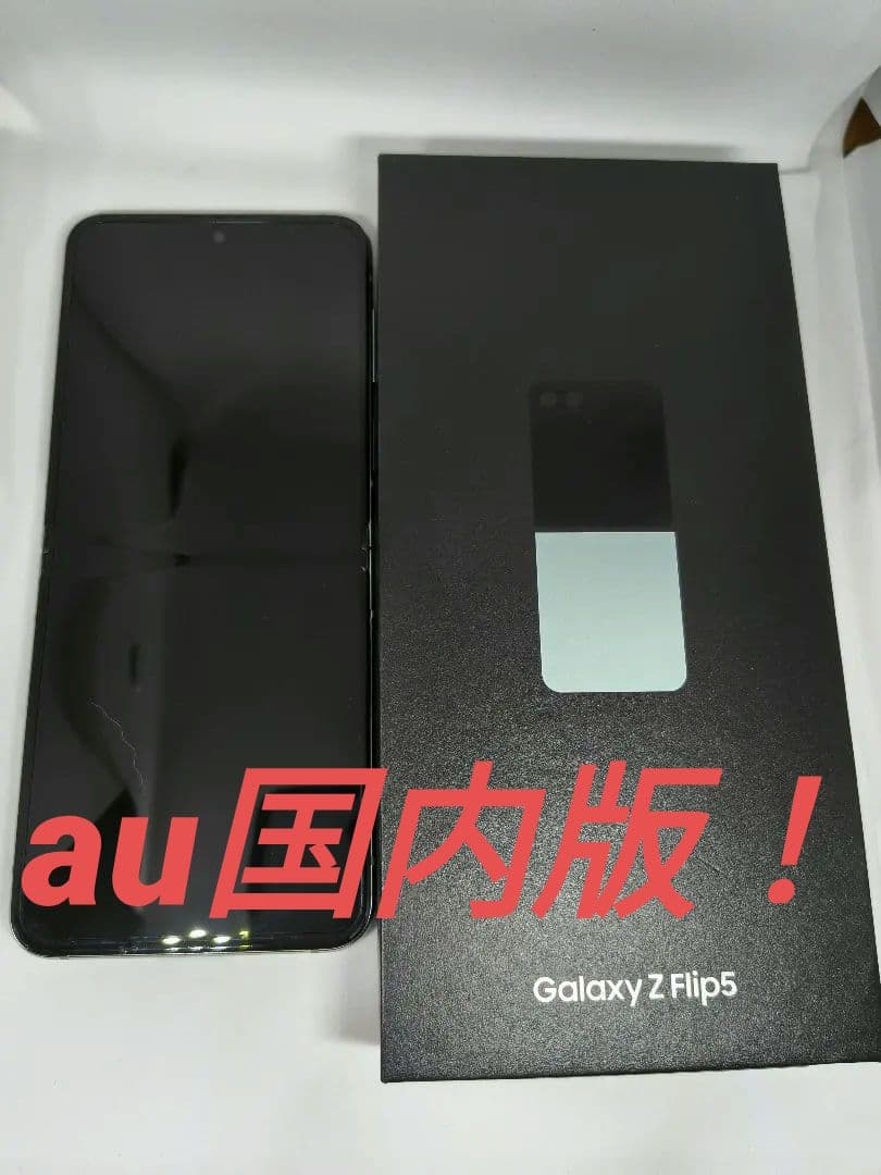 国内版！Samsung Galaxy Z Flip5 本体 SCG23 ミント