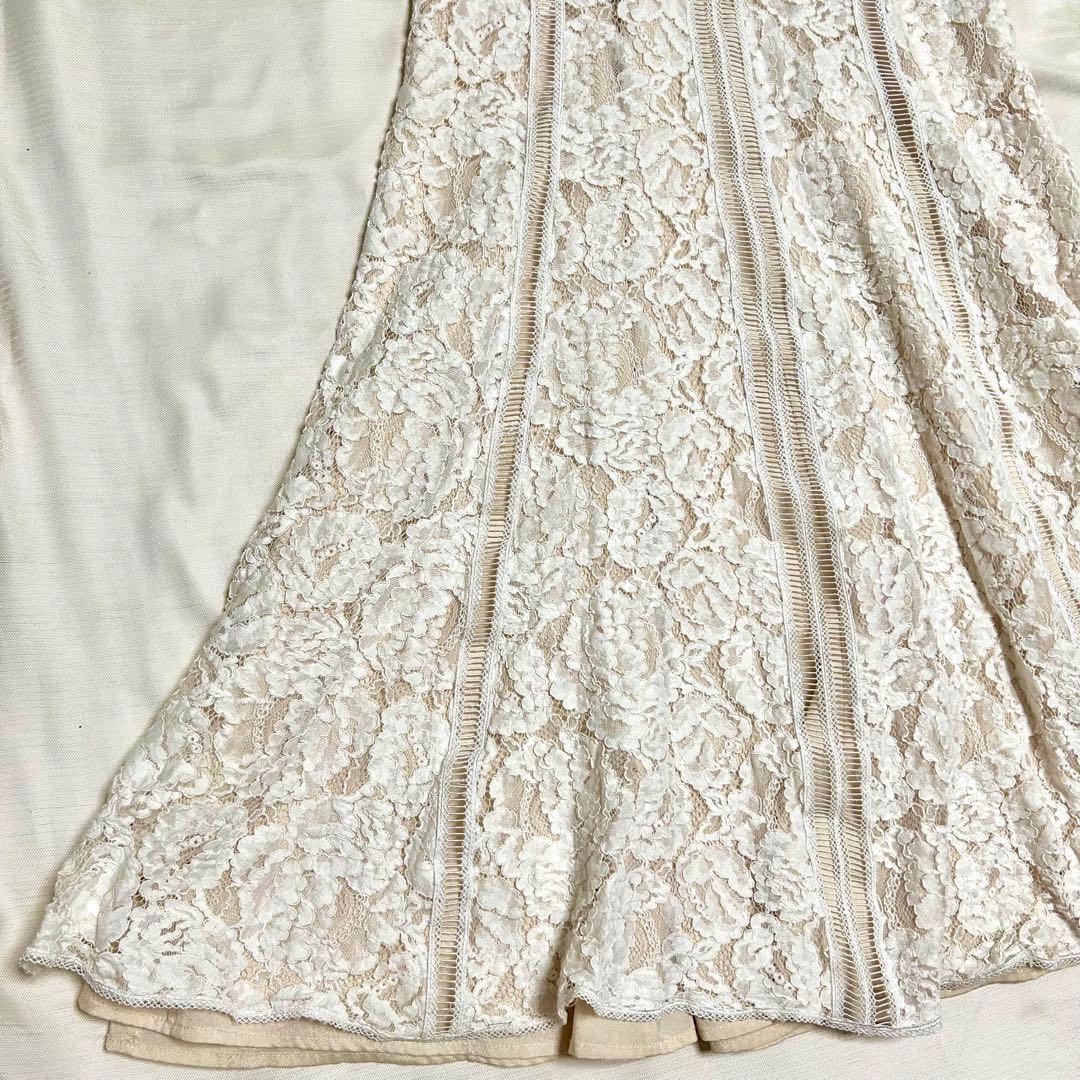 エルケイ　settan sugar ホワイトレースドレス Sサイズ