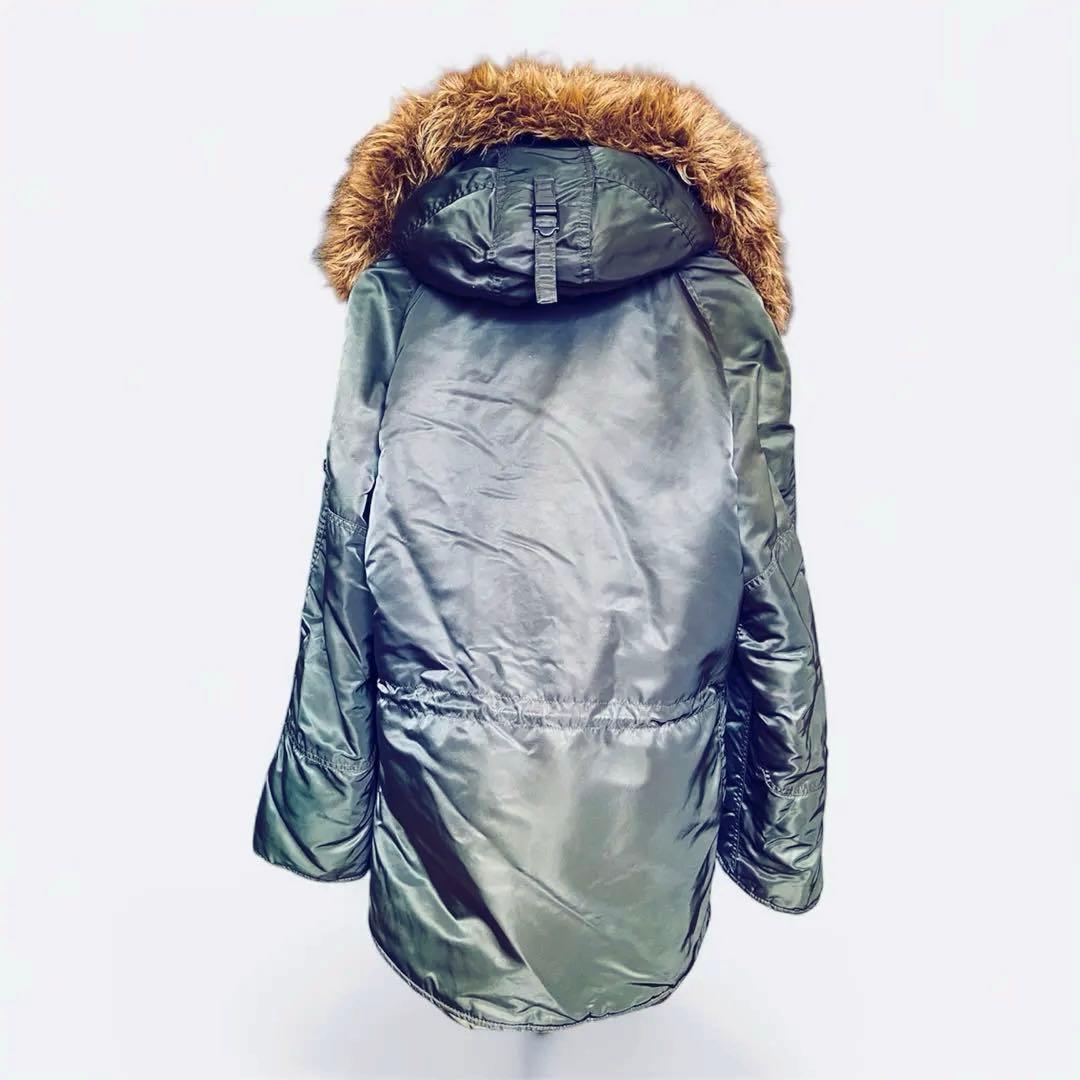 ALPHA アルファ N3B フライトジャケット ボア ミリタリー カーキ　M