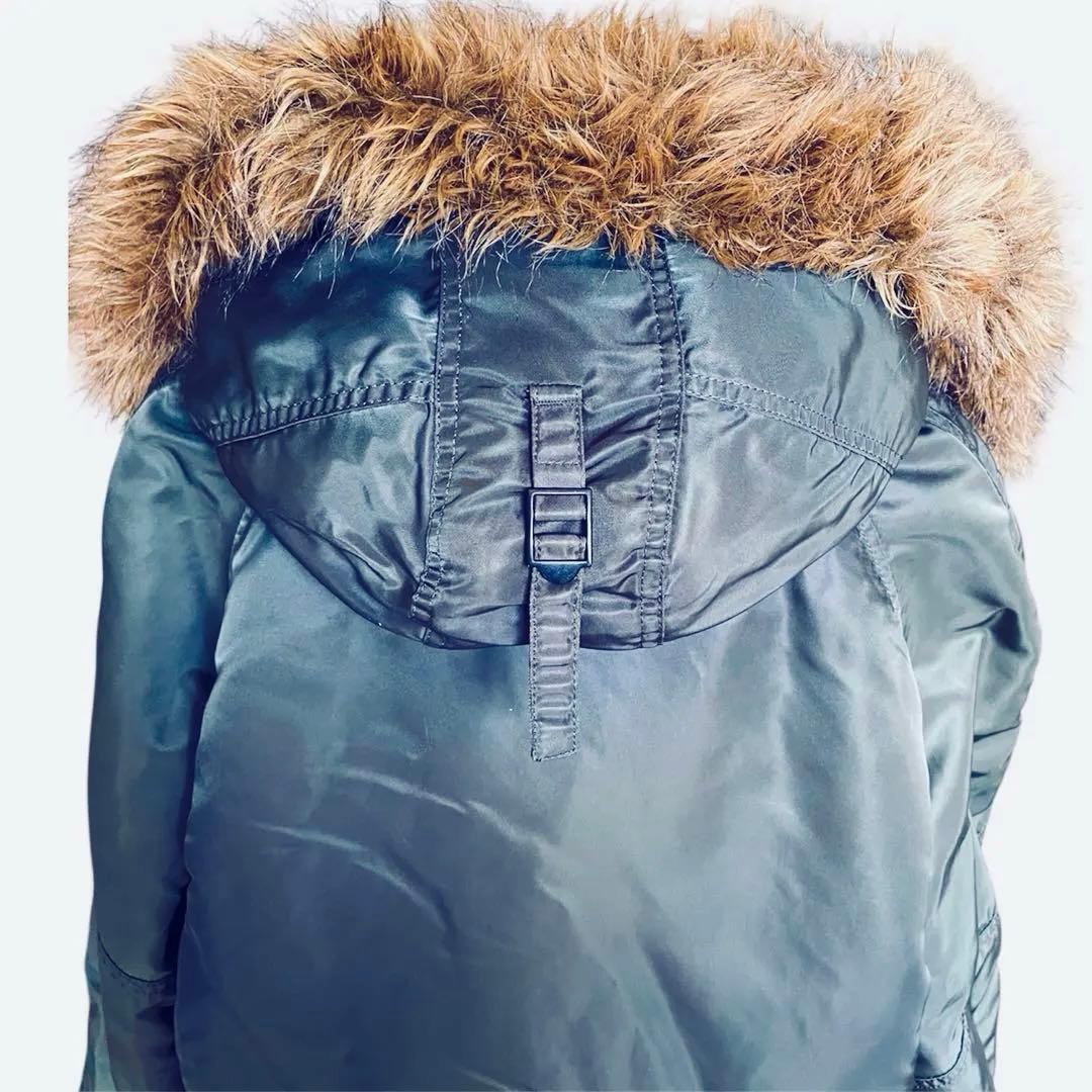 ALPHA アルファ N3B フライトジャケット ボア ミリタリー カーキ　M