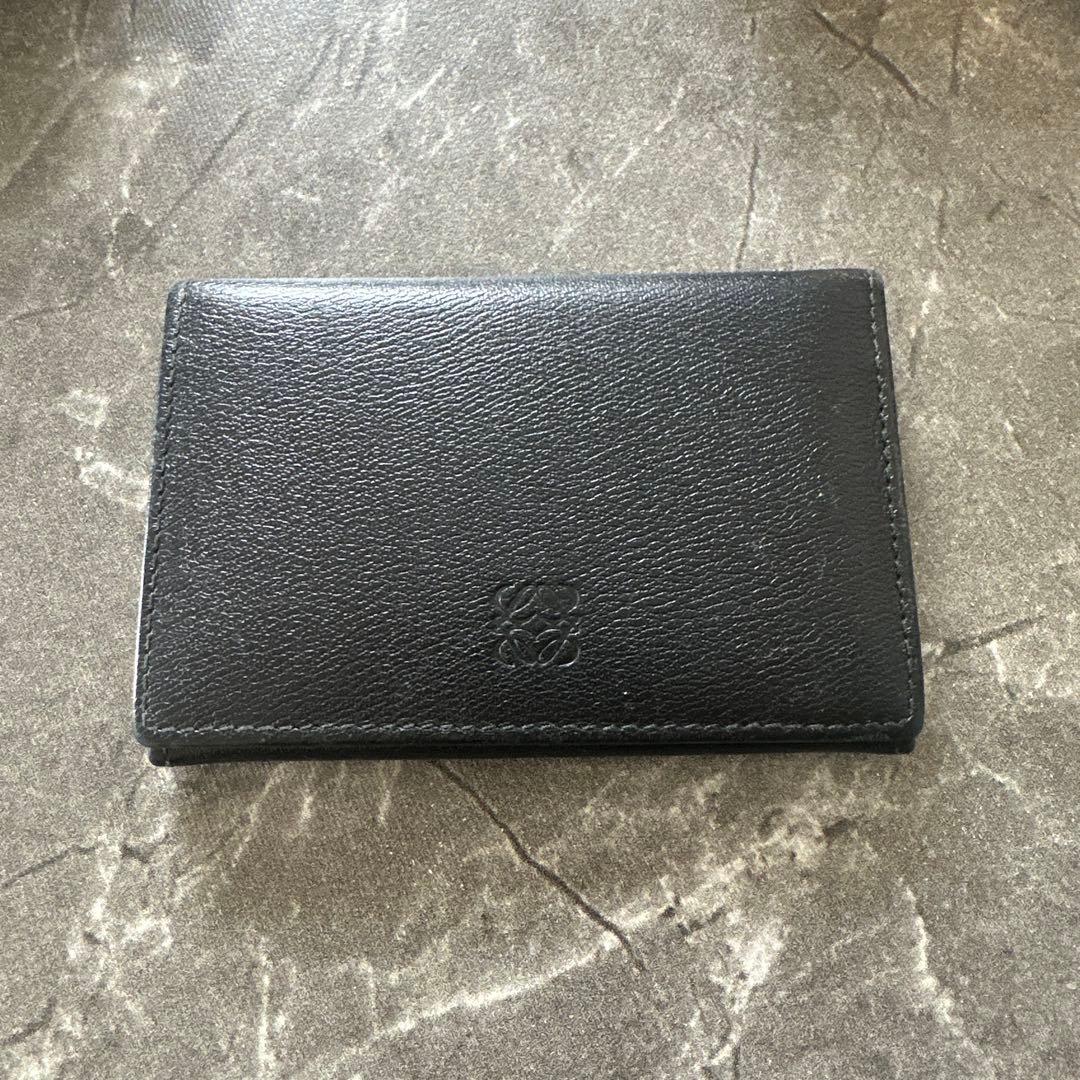 ロエベ　名刺入れ　ブラック