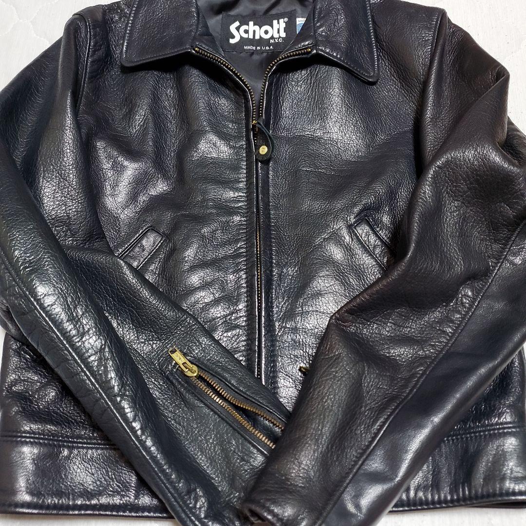 【最終超特価】希少ヴィンテージ usa製 Schott レザージャケット S