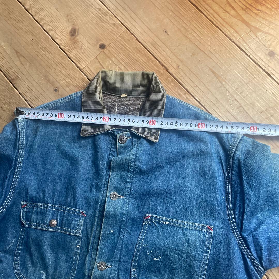 60s シアーズ　デニムカバーオール 雰囲気ワイルド