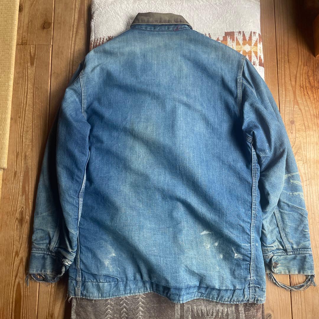 60s シアーズ　デニムカバーオール 雰囲気ワイルド