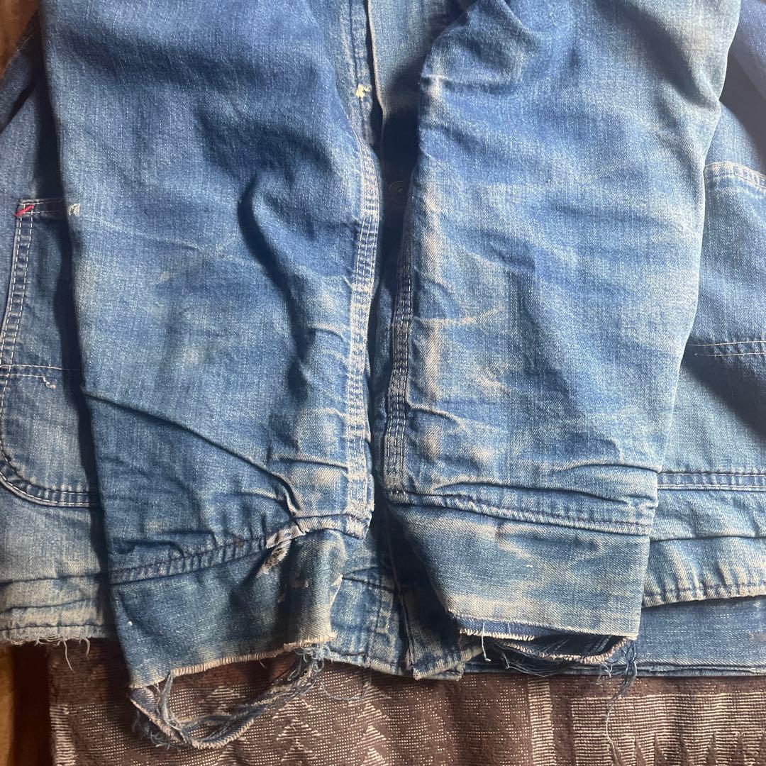 60s シアーズ　デニムカバーオール 雰囲気ワイルド
