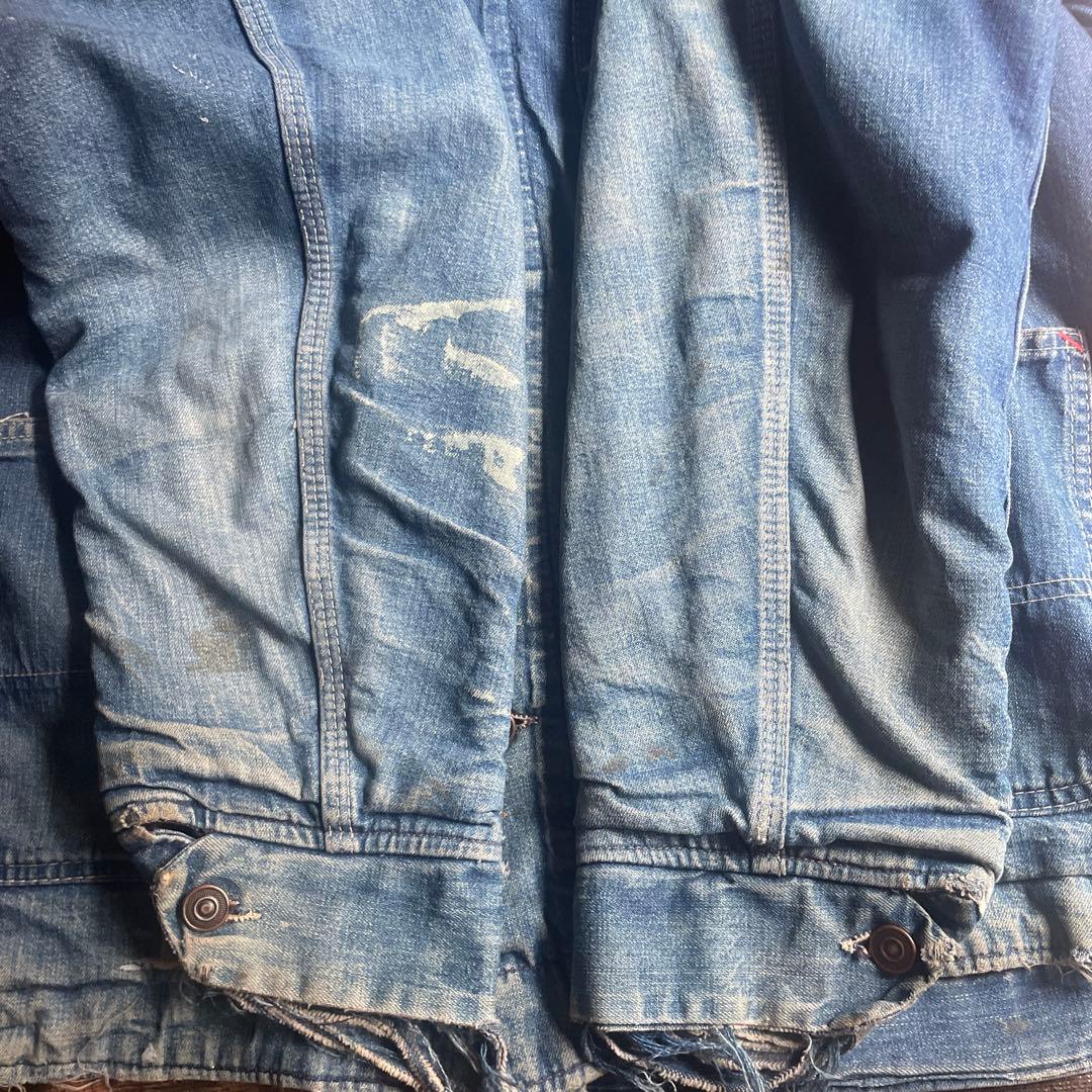 60s シアーズ　デニムカバーオール 雰囲気ワイルド