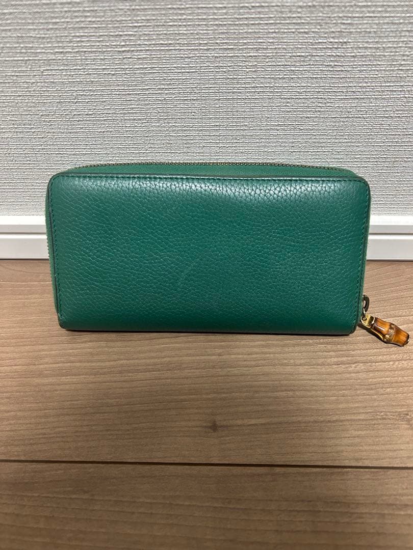 GUCC 緑色長財布