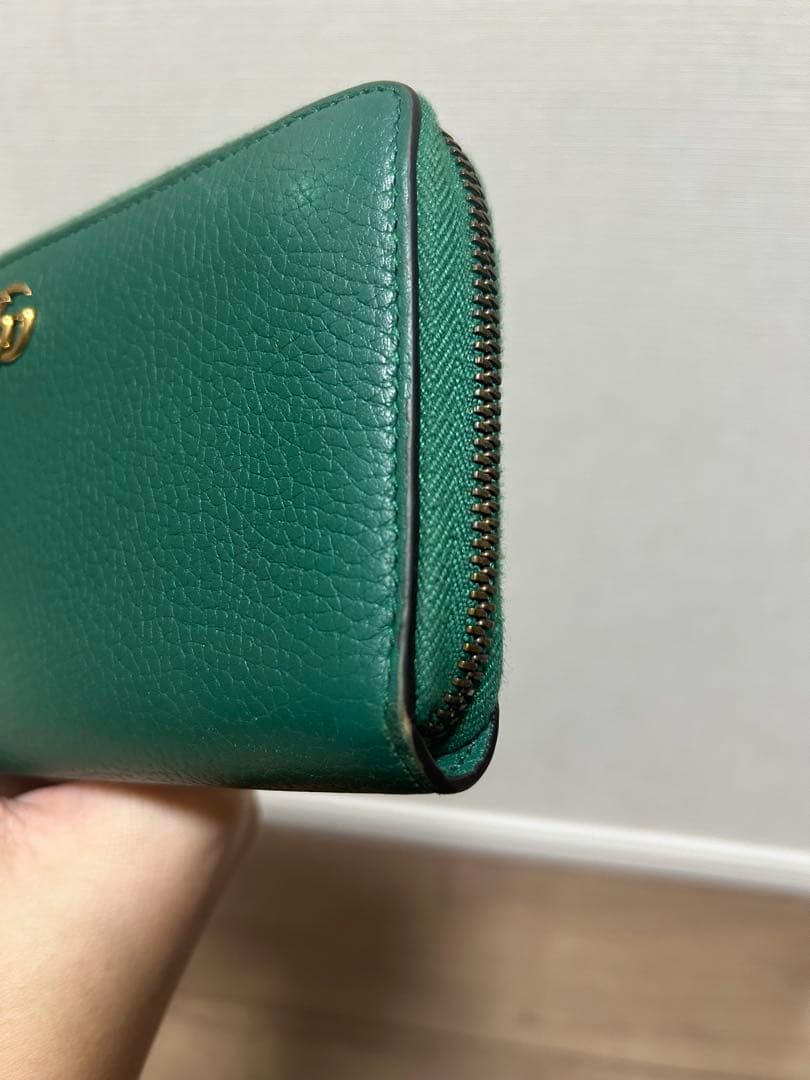 GUCC 緑色長財布