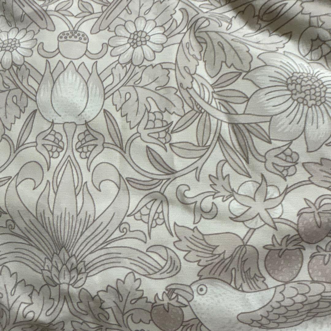 羽毛肌掛け布団 いちご泥棒柄 ウィリアムモリス シングル 日本製