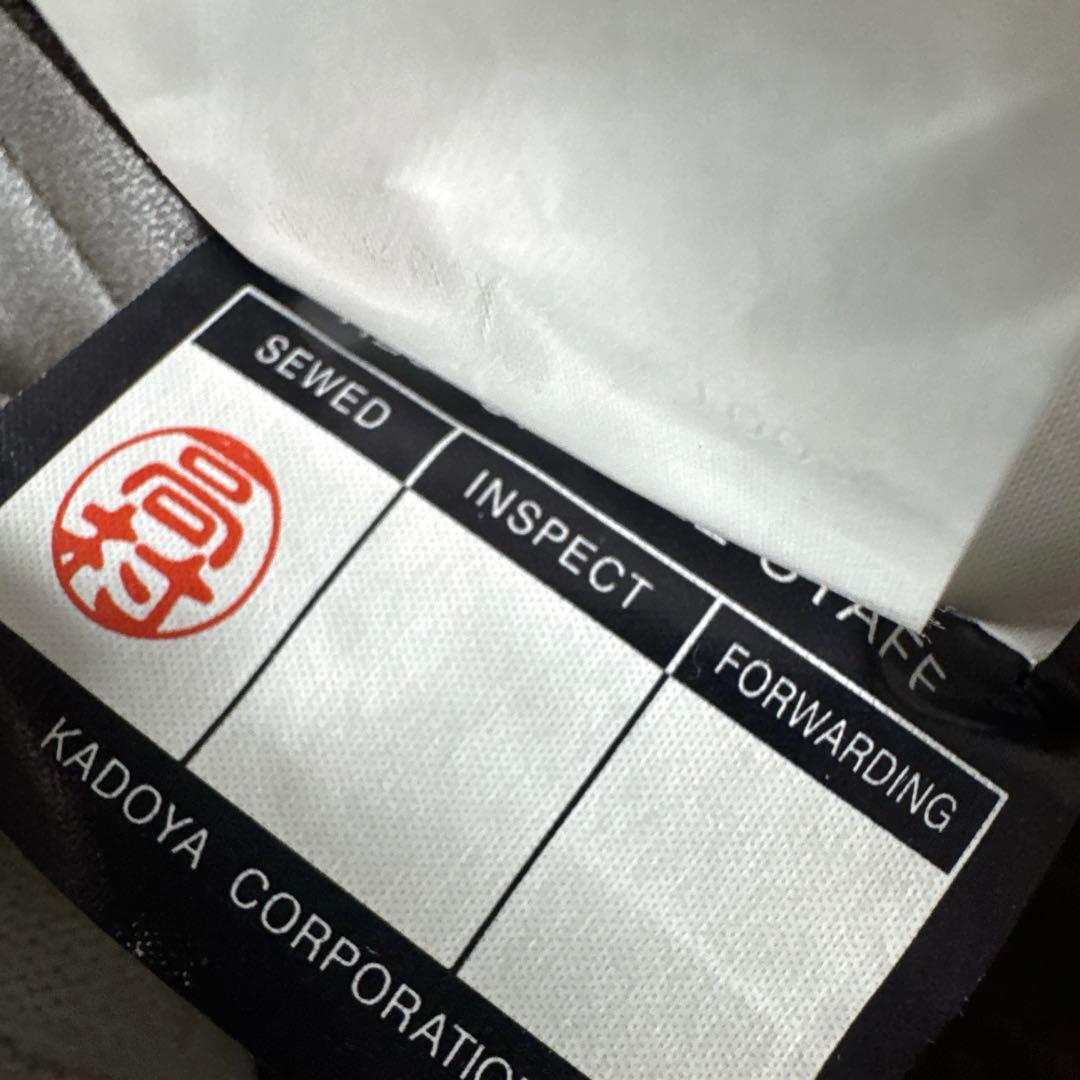 上質牛革 KADOYAカドヤ ライナー付き レザーライダースジャケット L