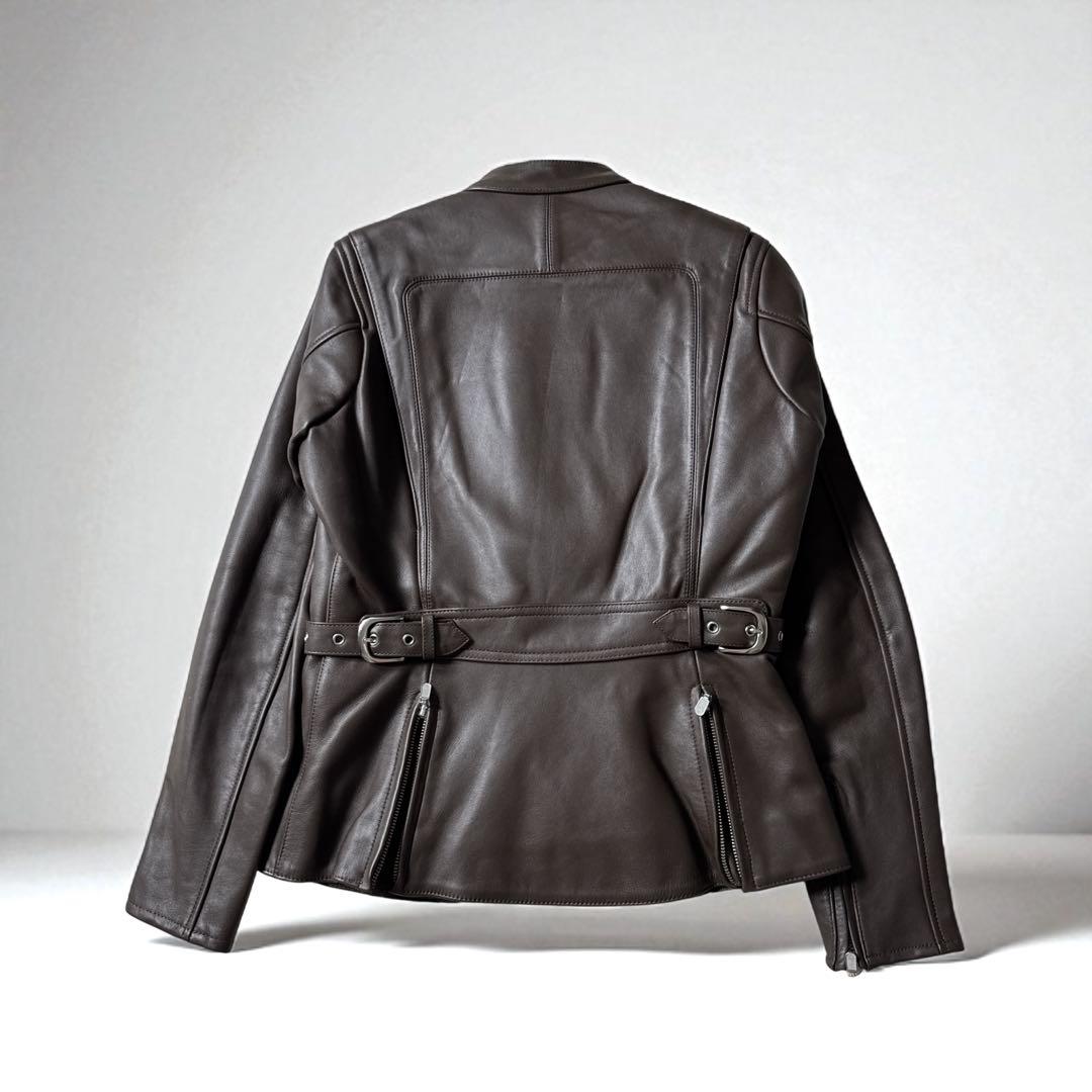 上質牛革 KADOYAカドヤ ライナー付き レザーライダースジャケット L