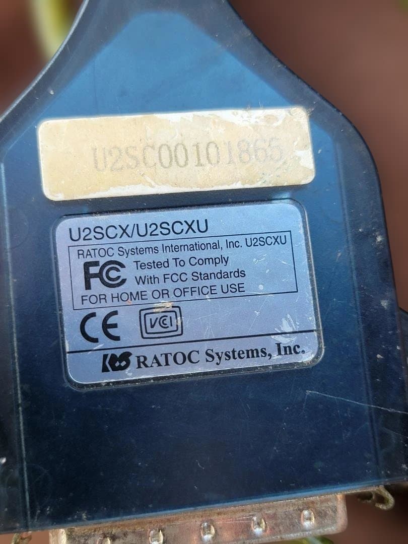 RATOC ラトックシステム USB-SCSI 変換 U2SCX/U2SCXU