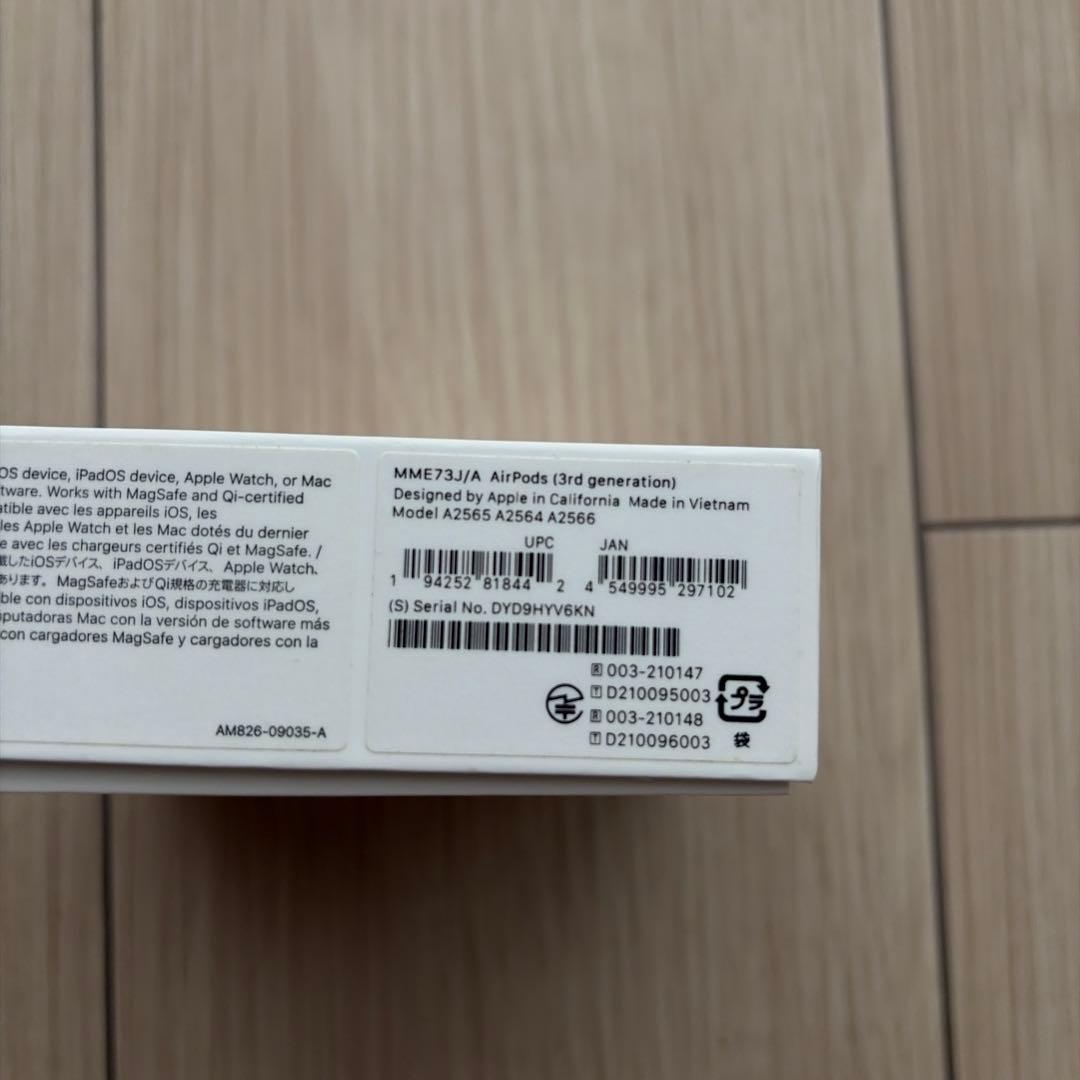 イヤホン AirPods 3