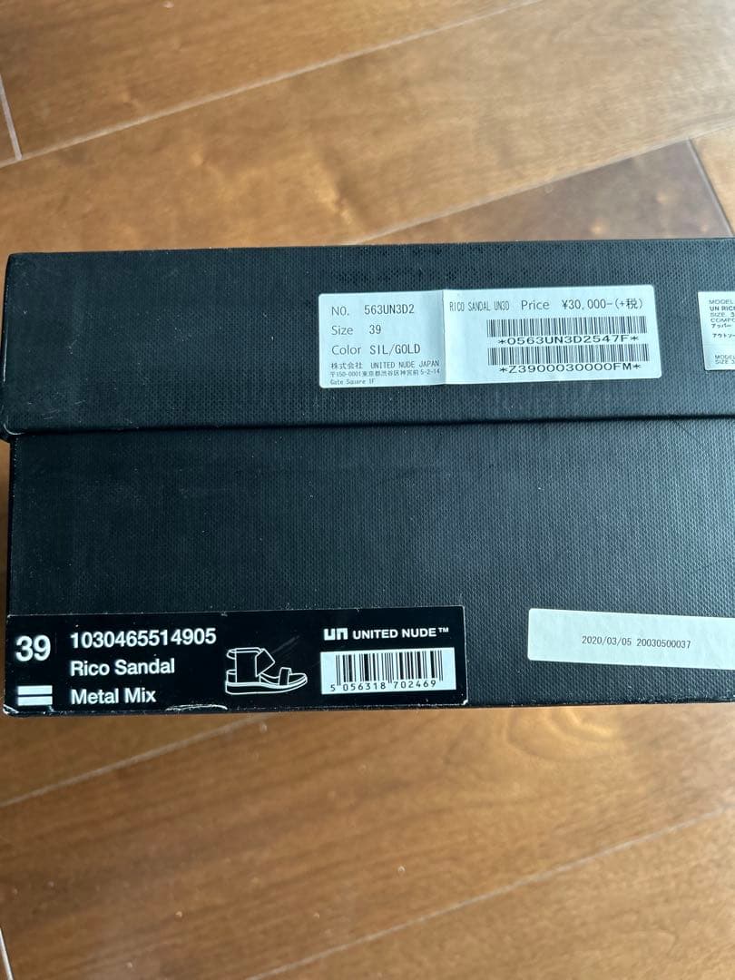 麦*様 最終値下げUN3D. United nude Rico sandal 3