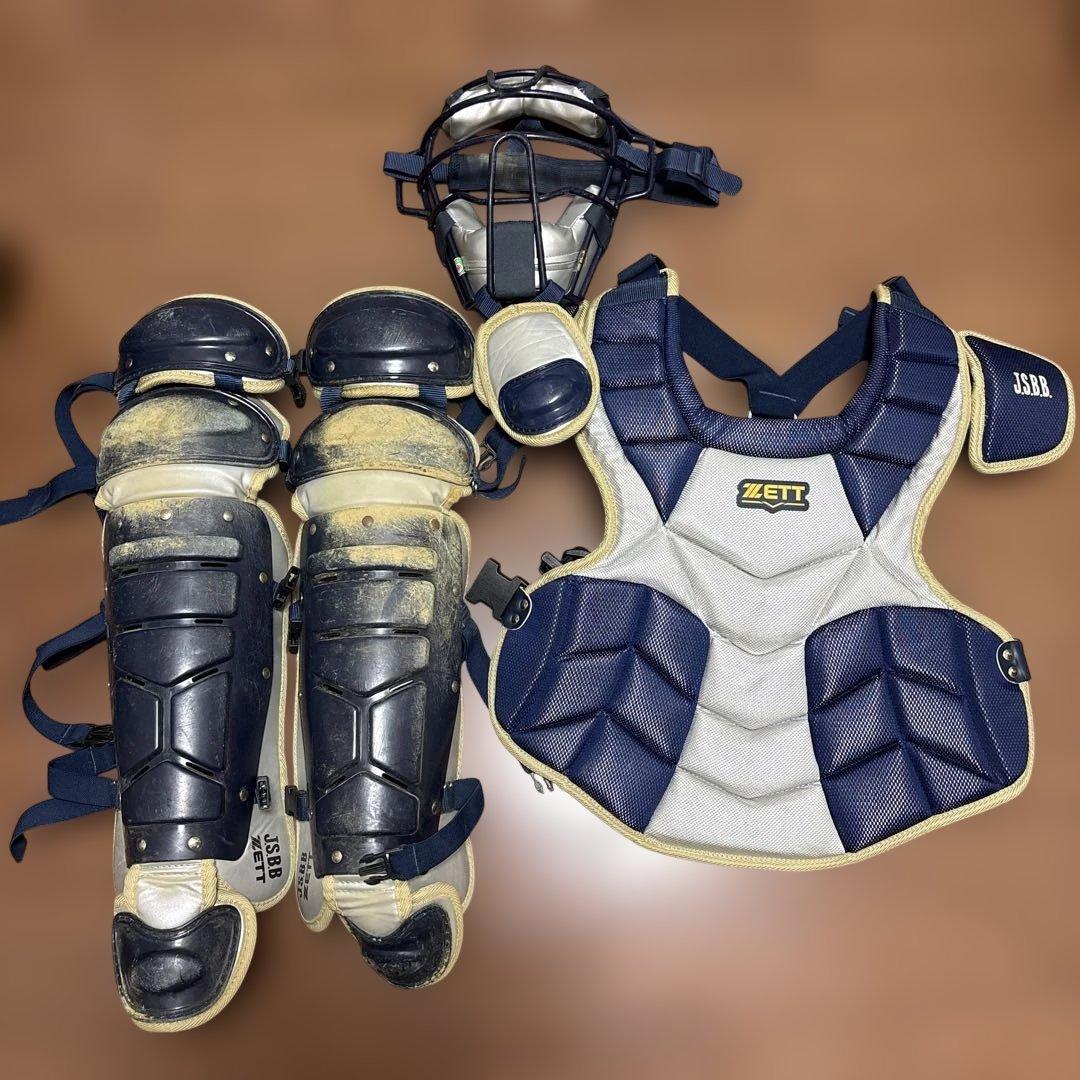 ZETT キャッチャー防具セット オマケ有
