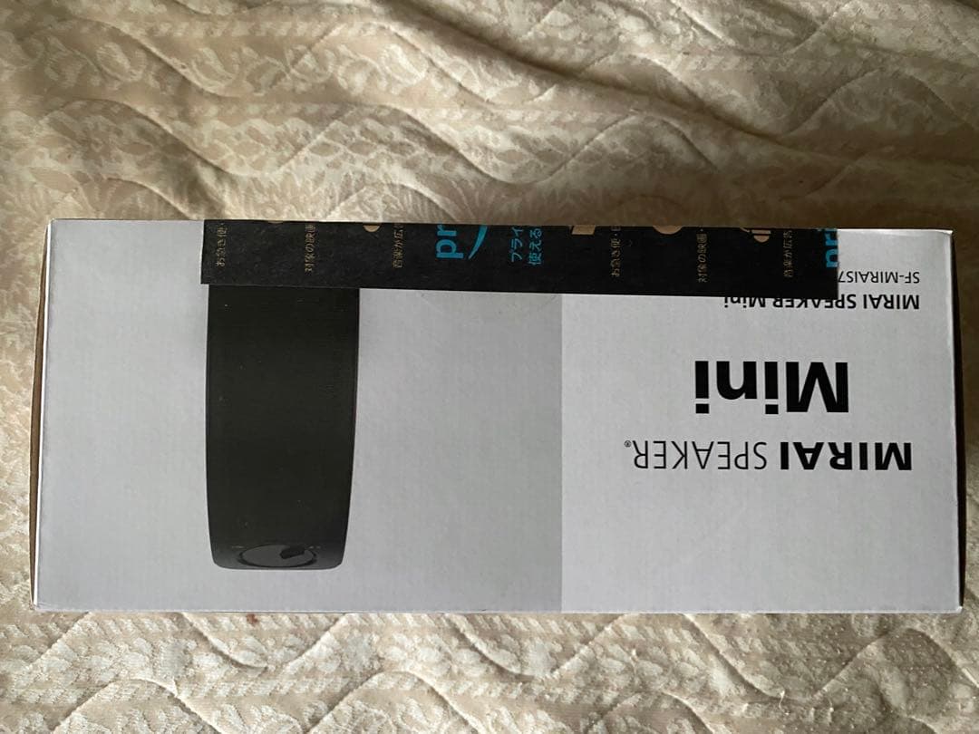 新品未開封　ミライスピーカーミニ　13時まで値下げ！少しばかり値段交渉応じます。