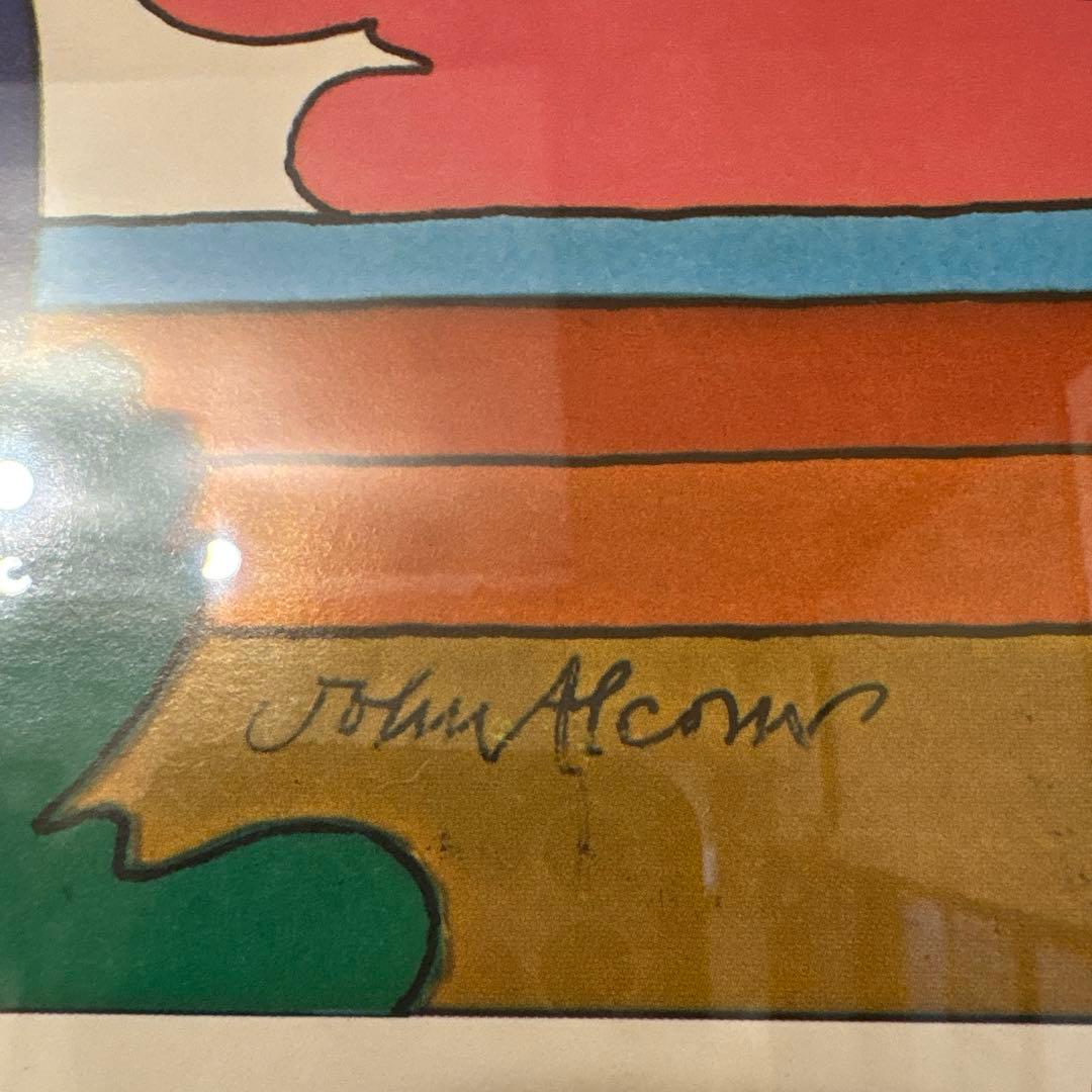 レア　60年代　セブンアップ　7up ポスター　ピーターマックス　看板　ガレージ