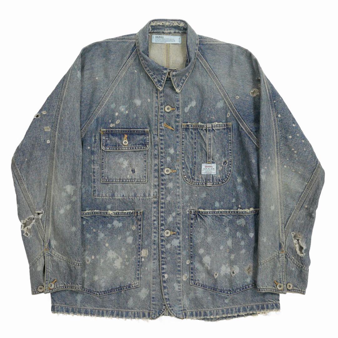 ジャケット・アウター DAIRIKU 24SS Damage Denim Cover All