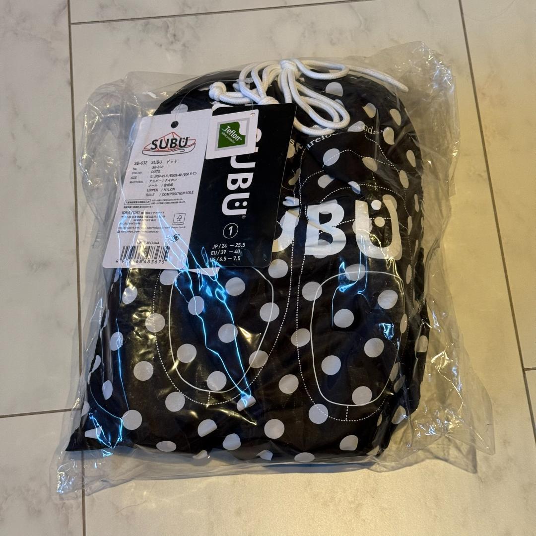 IVE レイ着用✨SUBU F-LINE DOTS サンダル ブラック ドット１