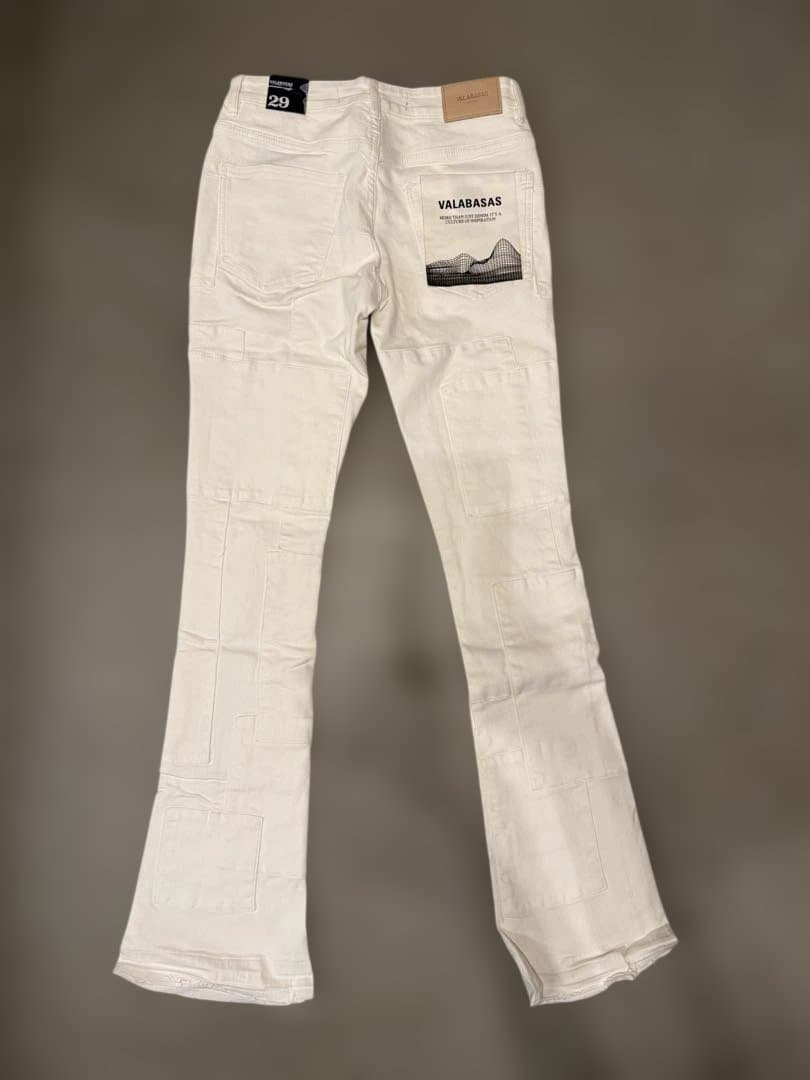 VALABASAS バラバサス ホワイト フレアデニム 29 新品未使用