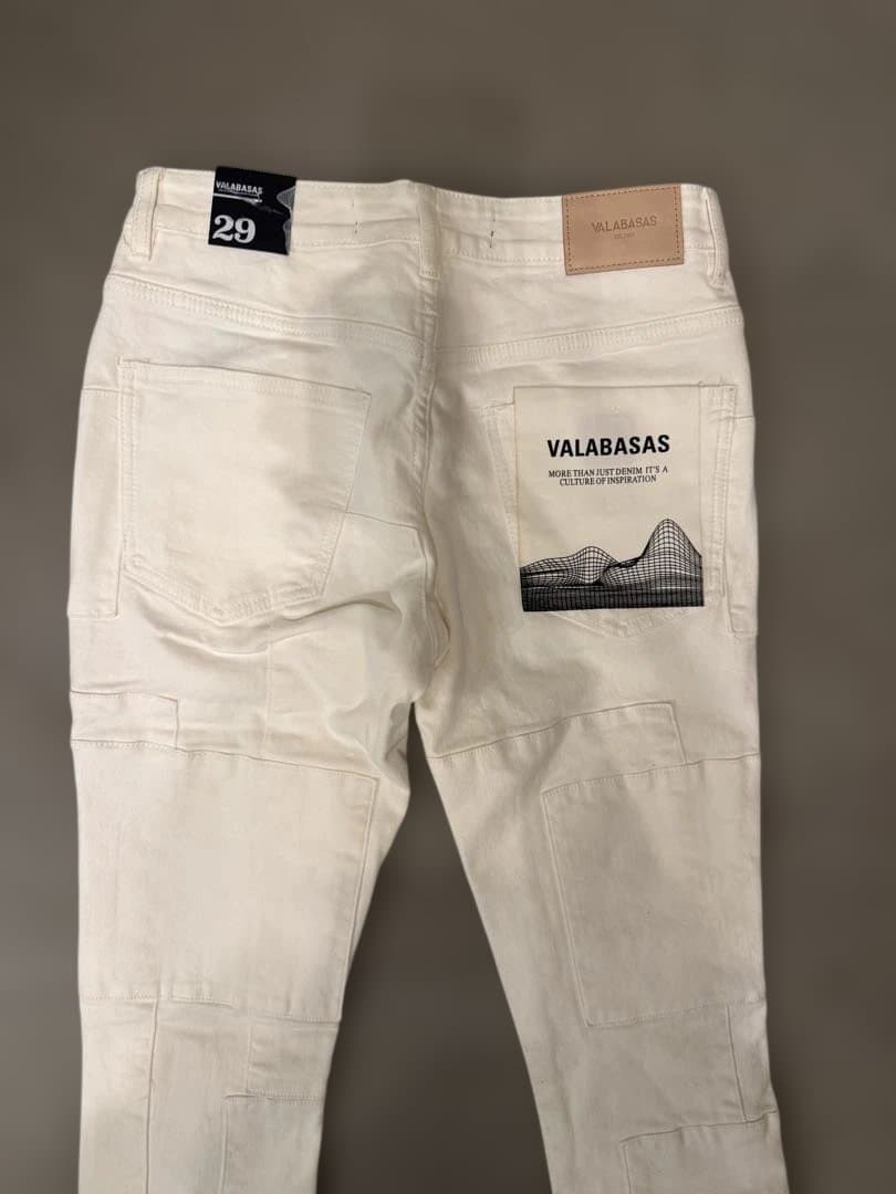 VALABASAS バラバサス ホワイト フレアデニム 29 新品未使用
