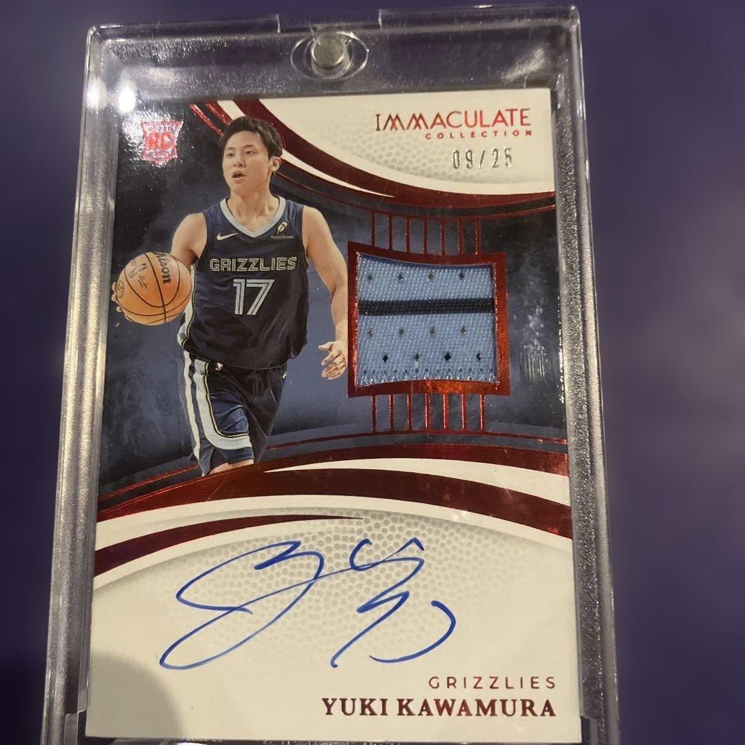 河村勇輝Yuki Kawamura ルーキーサインカード 09/25