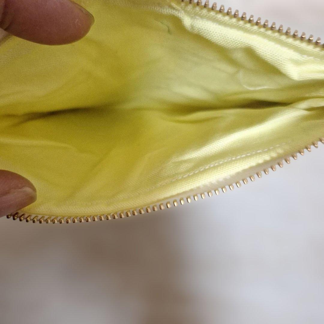 可愛いパンダパネル生地　ハンドメイド　まちなしバッグ　フラットポーチ