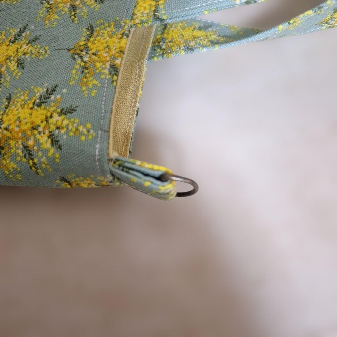 可愛いパンダパネル生地　ハンドメイド　まちなしバッグ　フラットポーチ