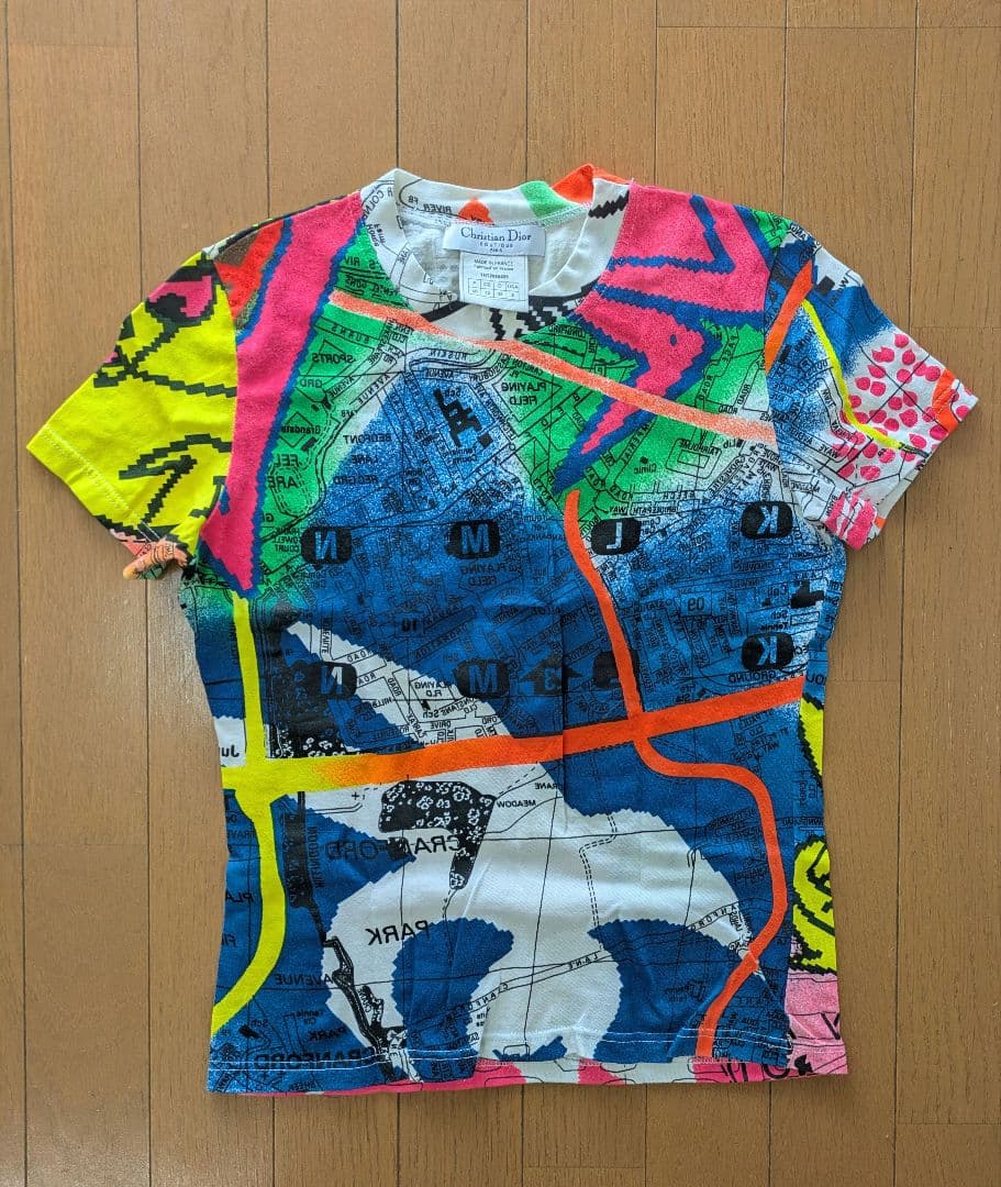 ディオール　Tシャツ　蛍光カラー