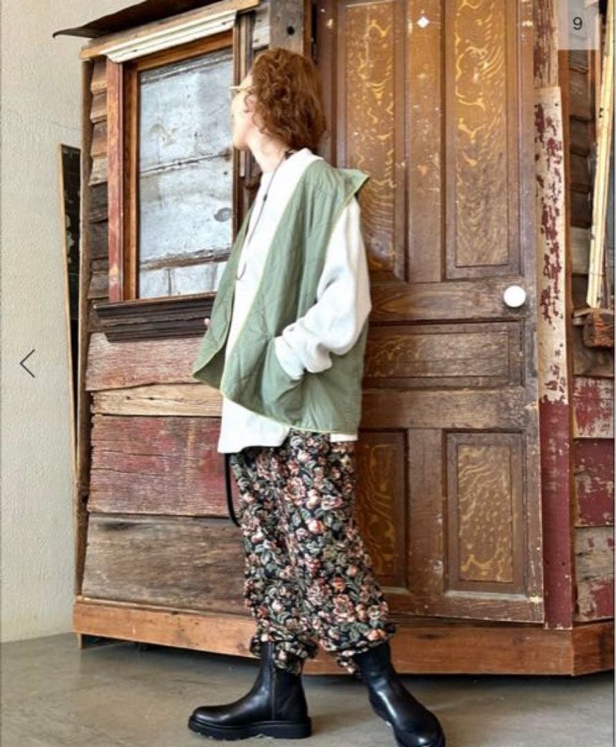 h　新品未使用　chimala キルティングベスト