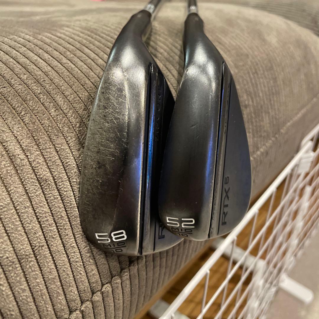 Cleveland RTX 6 ウェッジ　ブラックサテン　52° 58°