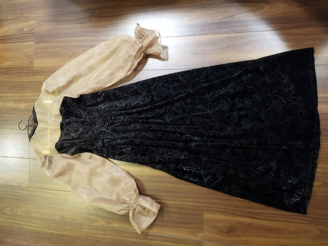 美品♪アマイル オケージョンドレス dress ベロア ワンピース