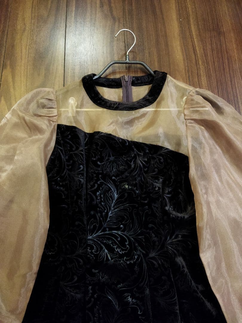 美品♪アマイル オケージョンドレス dress ベロア ワンピース