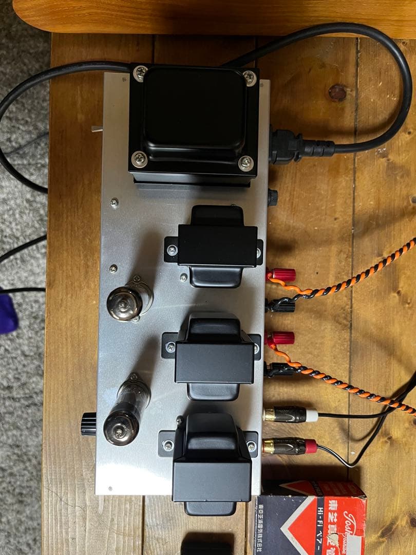 6BM8 真空管アンプ　シングル　自作アンプ