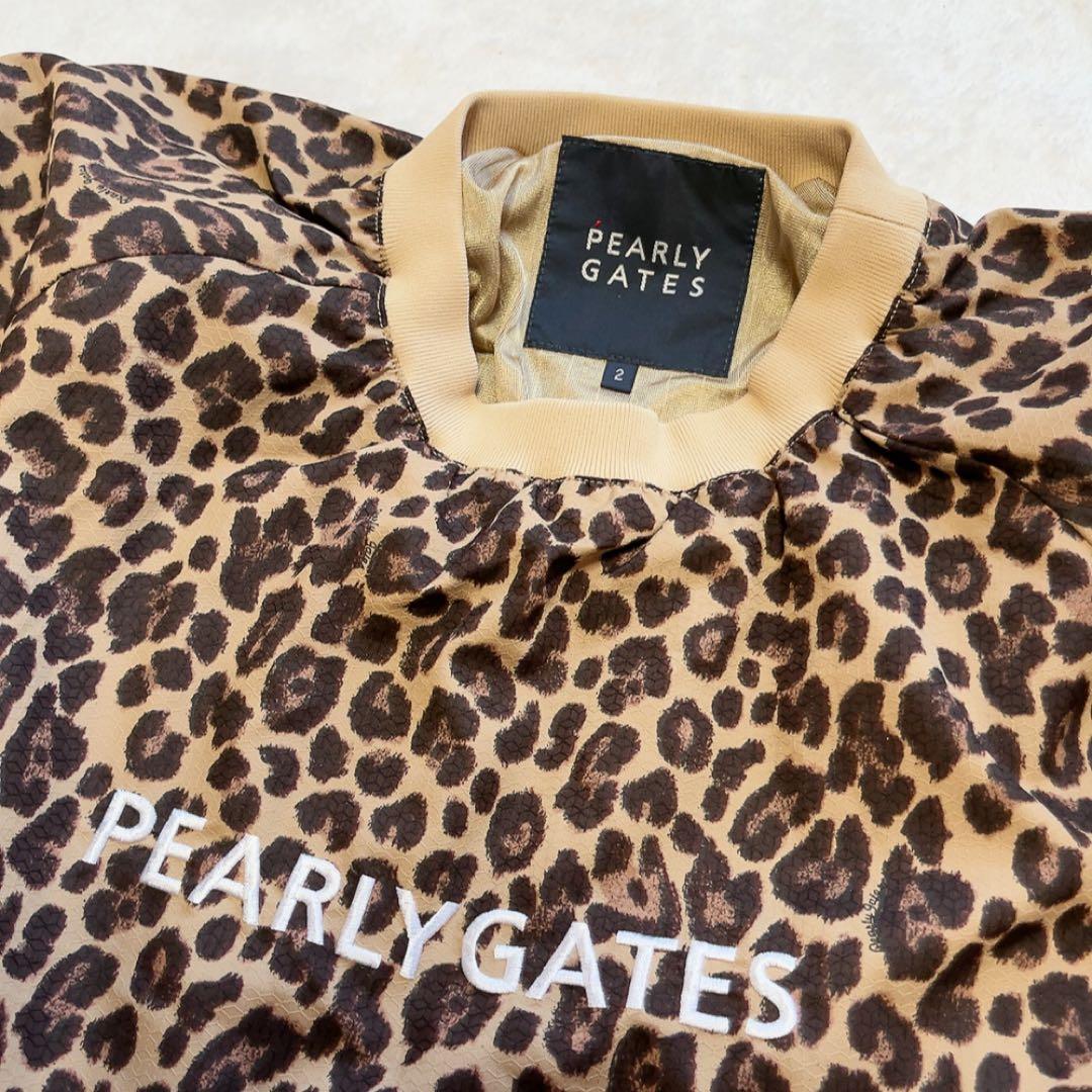 極美品　近年　パーリーゲイツ　蓄熱裏地　スニード　ヒョウ　レオパード　L 2