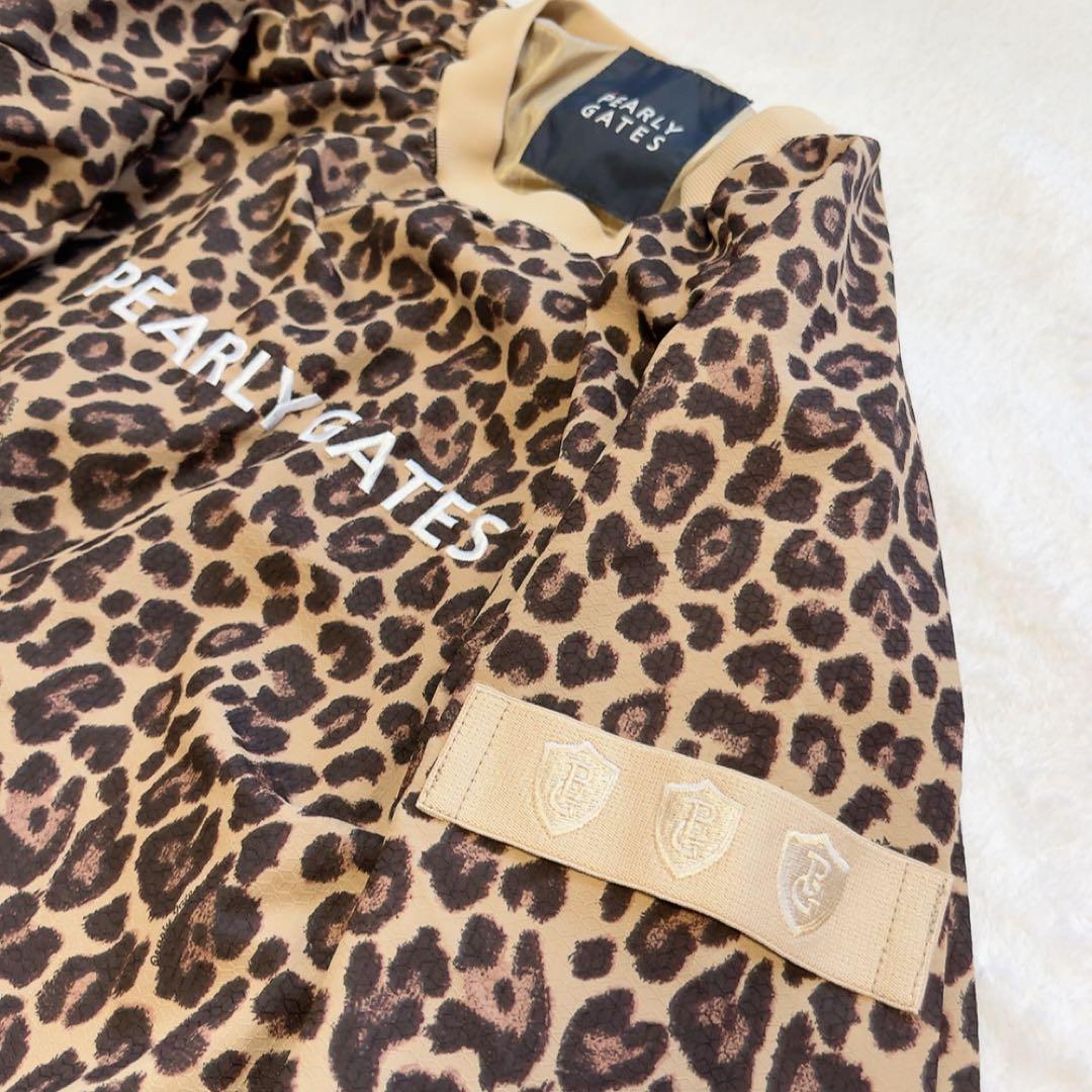極美品　近年　パーリーゲイツ　蓄熱裏地　スニード　ヒョウ　レオパード　L 2