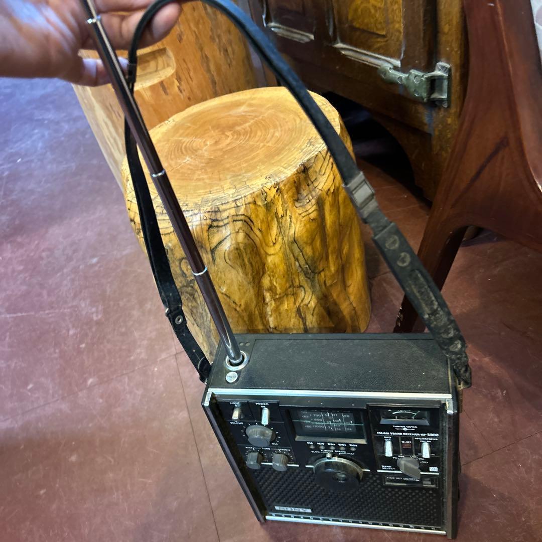 ソニー製BCLラジオ　スカイセンサー ICF-5800 昭和レトロ