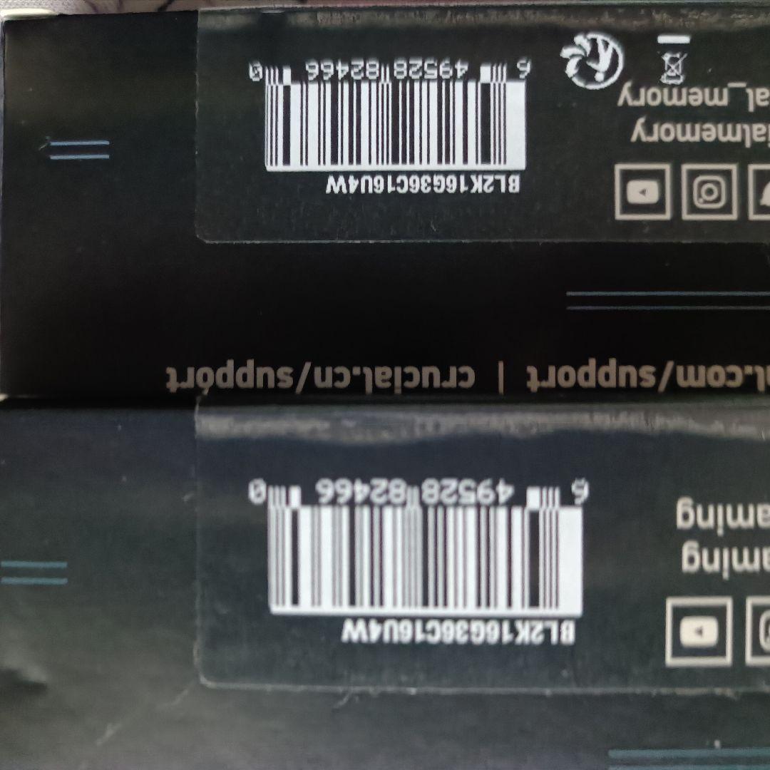 crucial 16GB×4(64GB) DDR4-3600