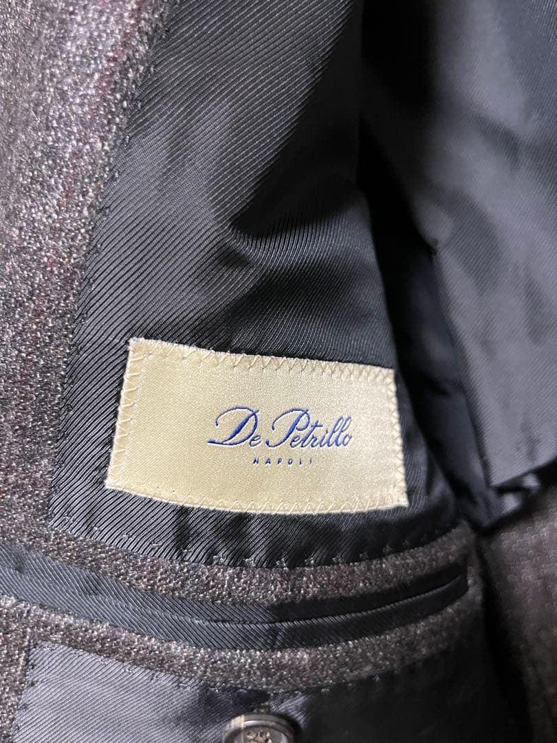 ボンド⭐︎極美品！⭐︎デペトリロ　ブラウンダブル　スーツ　46