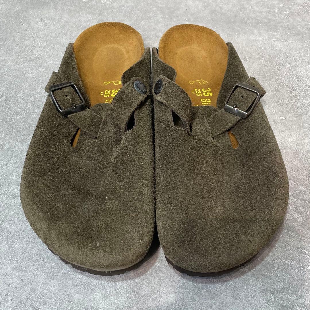 【早い者勝ち】【美品】Birkenstock ボストン　スエード　モカ　35