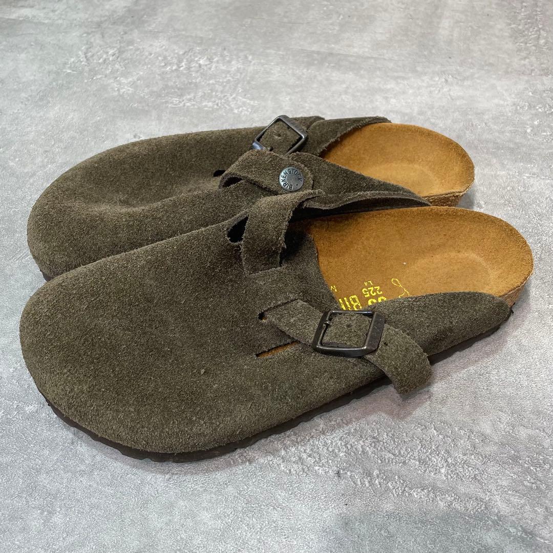 【早い者勝ち】【美品】Birkenstock ボストン　スエード　モカ　35