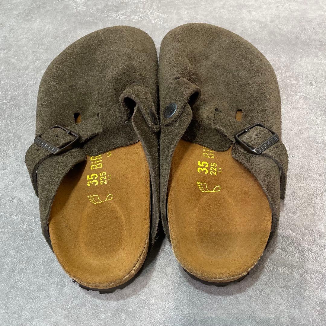 【早い者勝ち】【美品】Birkenstock ボストン　スエード　モカ　35