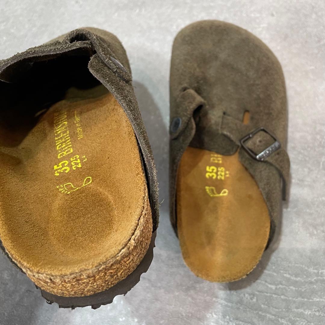 【早い者勝ち】【美品】Birkenstock ボストン　スエード　モカ　35