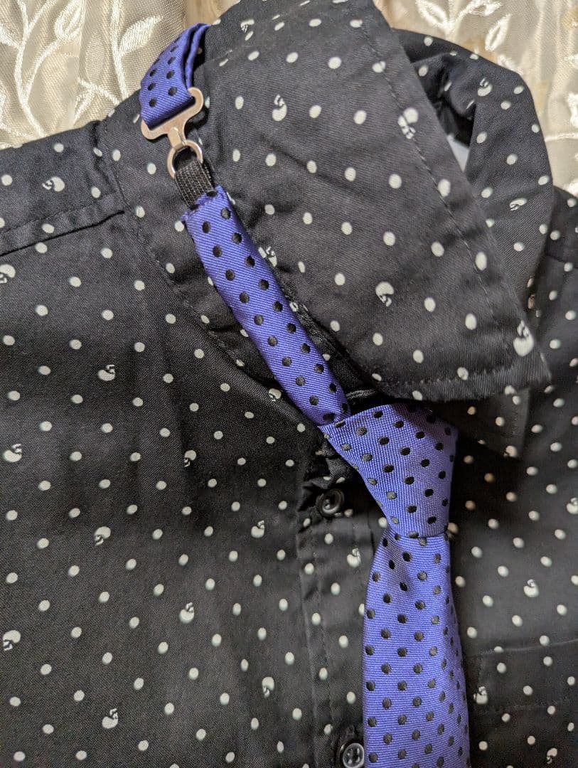 RADCUSTOMラッドカスタム黒ブラックフォーマルスーツ160シャツネクタイ