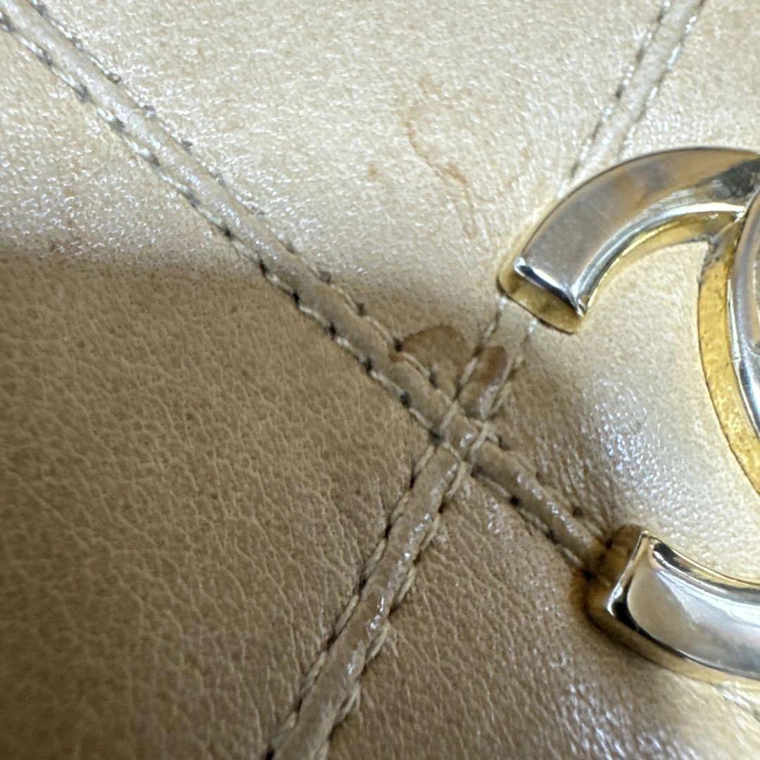 シャネル　ヴィンテージ　ウェストポーチ　ベージュ