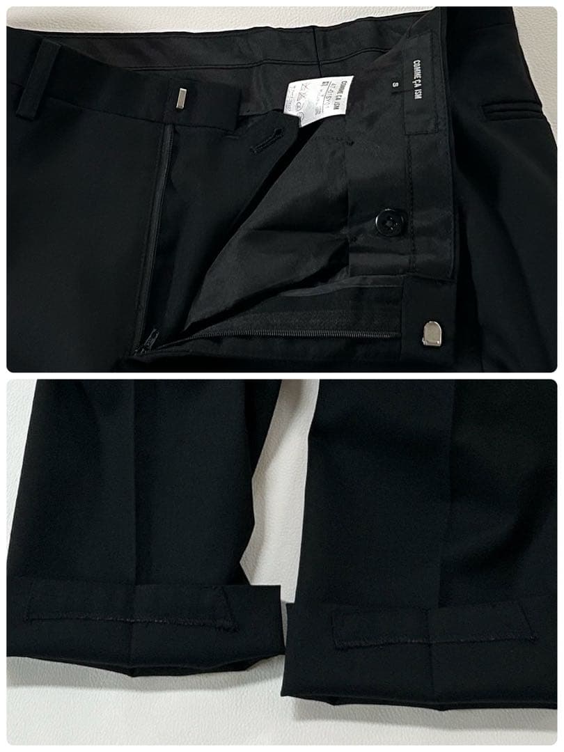 【美品】コムサイズム フォーマル セットアップ 黒 入学式、卒業式、式典