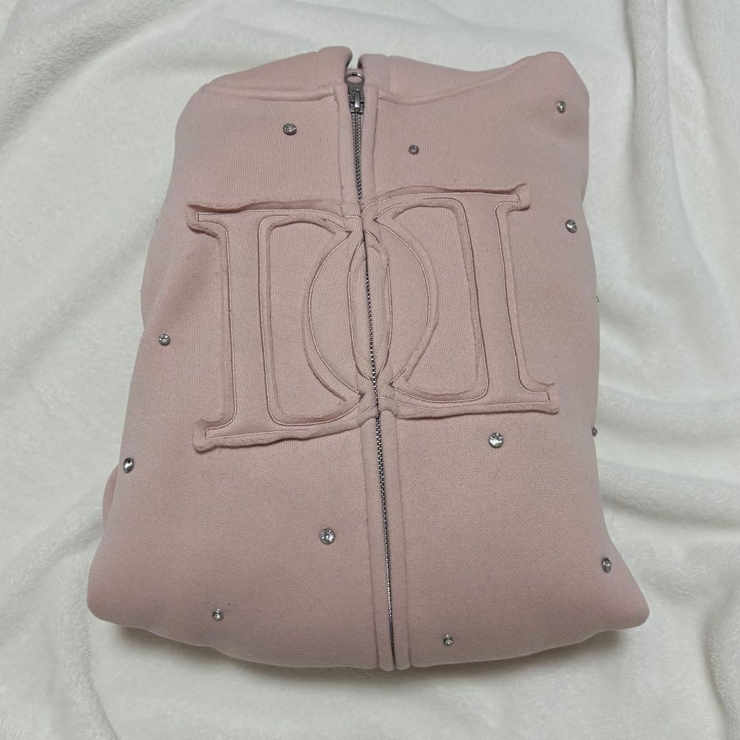 ダーリッチ Darich DDロゴビジュージップパーカー ピンク